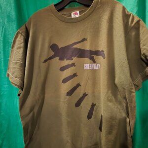 New! Never Worn. Vintage Fruit of the Loom Unisex Green Day T-Shirt (See Photos)